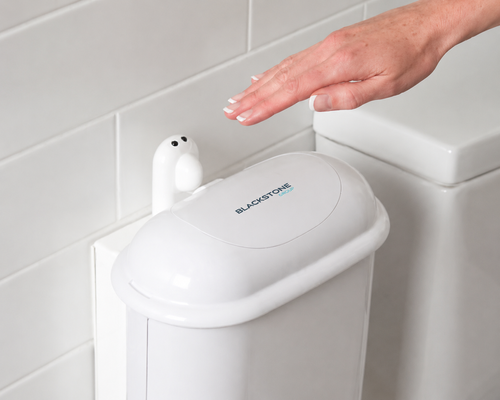 Blackstone Group branded touch-free hygiene unit